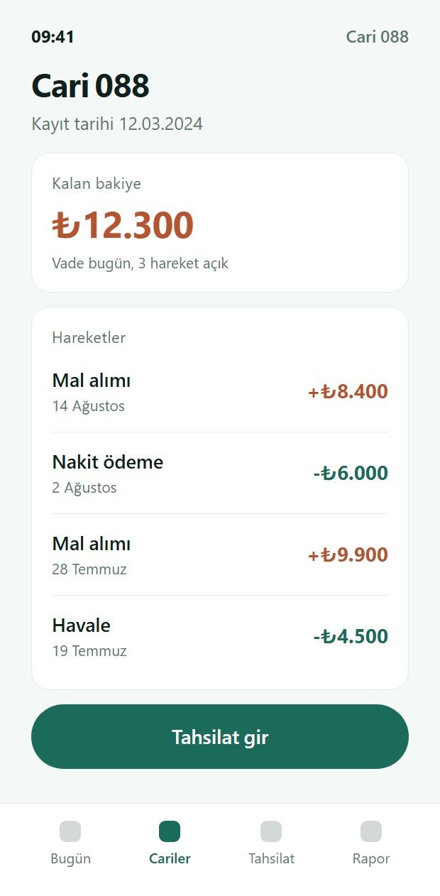 Uygulama ekranı 2